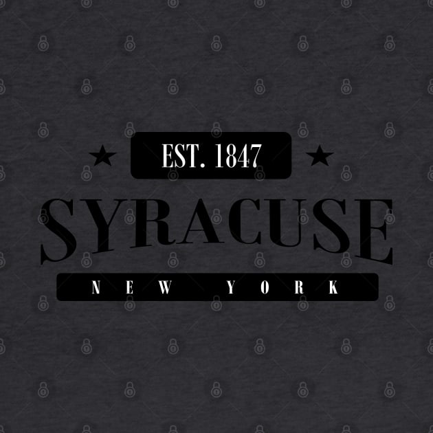 Syracuse Est. 1847 (Standard Black) by MistahWilson